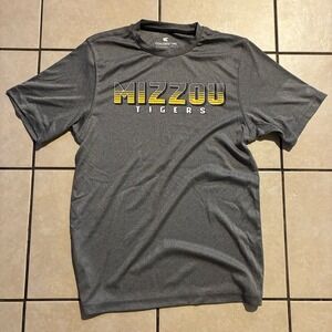 Mizzou Tigers Men's Medium Gray Short Sleeve T-Shirt